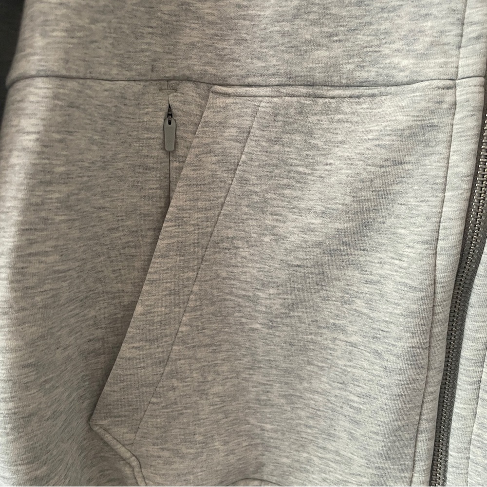 Abercrombie & Fitch YPB neoKNIT MAX Full-Zip Hoodie gray men’s unisex sz Small - Picture 10 of 13
